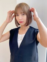 セイドット フクオカ(Say.FUKUOKA) 【Say.福岡】大人可愛い内巻きボブ×フェミニン×ベージュカラー