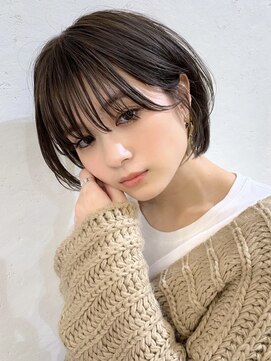 イメチェン小顔前髪ショートボブ柏美髪くびれショート髪質改善