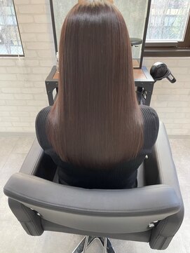 ジーナ 船橋(Zina) 髪質改善*ロングレイヤーグレーベージュ*美髪【Zina船橋】