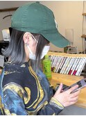 【さりげないオシャレ】エアタッチグラデーション×シルバー