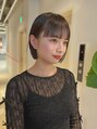 クリアオブヘアー リット(CLEAR of hair LiT)&nbsp;切りっぱなしボブ♪耳にかけてもおさまるスタイルですっ！