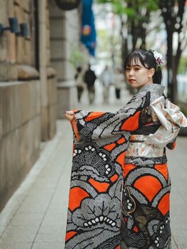 パシャ(Pasha)の写真/【振袖+ヘアセット8800円～,特別な日はプロにお任せ】成人式着付け+ヘアセットご予約承り中!空き枠残り僅か