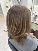 白髪ぼかしハイライト