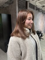 ロイ 梅田(Roy)&nbsp;#大人女性 #ミディアムヘア #艶カラー #ナチュラル #美容室