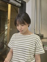 ロク 高田馬場(lok)&nbsp;手櫛でまとまるショートボブ2【lok高田馬場】