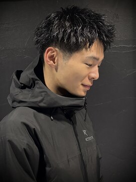 アウル 心斎橋(owl) 【刈り上げスパイキーショート】短髪/ピンパーマ/ツーブロック