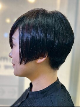 ヘアークリアー 春日部 大人のグラデーションボブ ショートボブ 黒髪 艶髪
