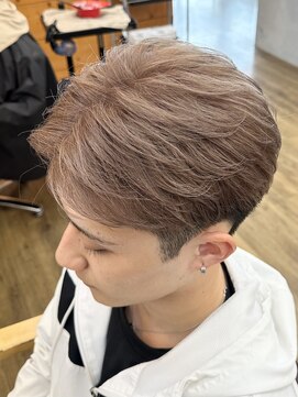 リドルヘアー 石井町店(Riddle HAIR) ミルクティーベージュブリーチダブルカラー