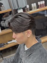 オーバルバイアピッシュ(OVARL by apish) フェザーパーマニュアンスセンターパート毛流れリバースパーマ
