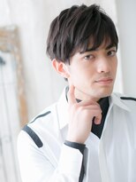 メンズヘア ビーセカンド 草加店(MENS HAIR B-2)&nbsp;20代30代ダークブラウン刈り上げないフルバングマッシュa草加