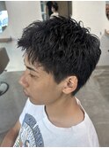 ピンパーマ/スパイキーショート