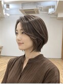レイヤーカット/カラー/ブリーチ/髪質改善/韓国/金沢文庫/ボブ