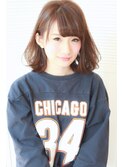 お手入れ簡単♪ 耳かけ抜け感ラウンドボブ ｢noz 中島良太｣