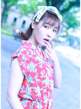 ミリム 栄矢場町店(MIRiM) 【ミューズ栄】簡単アレンジスタイル　レトロガール♪