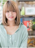 *EVE戸頭*ハイトーンで外国人風☆グロスストレートミディa