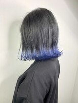 ソース 枚方(SOURCE)&nbsp;【SOURCE】ブルー裾カラー