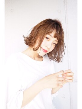 ニット 銀座(knit) 外はね×ボブ【knit 銀座　荒柄ノエル】