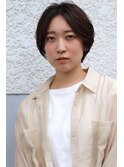 すっきり小顔ショート