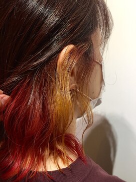 アンサン(unsung) インナーカラー×鬼滅カラー