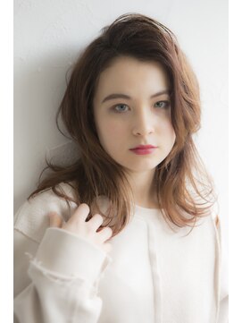 ミエルヘアーエスト 新宿店(mielhair est) ナチュラルカールセミディ