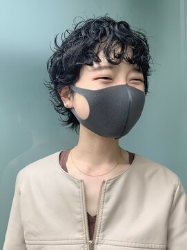 シーズ 栄(sea's) ショートウルフ＋パーマ