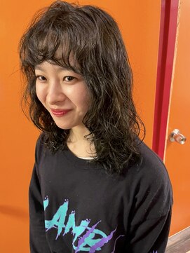 サラジュ 梅田店(SARAJU) saraju ヒラノ　レイヤー　ウェーブパーマ