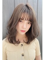 リークフー(Ree cu fuu)&nbsp;20代30代大人かわいいベージュカラーミディアムヘアー♪藤沢
