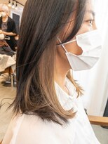 インナーカラー☆スモーキーベージュ　K