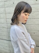 サロンド アクトレス 恵比寿店(salon de actress)&nbsp;透明感暗めグレージュ×ベージュインナー