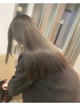 ウェイズトウキョウ 新宿店(Ways TOKYO) シークレットハイライトでつくるオリーブグレージュ