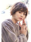 【米倉かずひさ】ショートボブ　ダークアッシュ　イメチェン