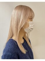 ソーコ 渋谷(SOCO)&nbsp;ペールピンクベージュホワイトブリーチケアブリーチハイトーン