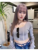 【友都】プラチナペールラベンダー 色落ちも可愛くておすすめ♪