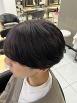 アイズ 海老名(AIZU) 暗めラベンダーアッシュ ダブルカラーメッシュハイライトケア剤