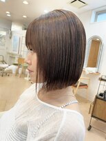 ガーデンヘアー(Garden hair)&nbsp;ボブと縮毛と脱白髪染めハイライト