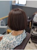 大人可愛いツヤボブ