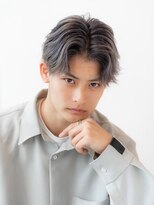 ケアリー 流山おおたかの森(Carelly)&nbsp;ツイストパーマ七三オールバックマッシュウルフスリークショート