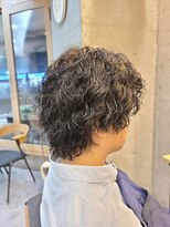 ヒート トウキョウ 目黒店(HEAT TOKYO)&nbsp;ツイスパセンターパートマッシュ波巻きダウンパーマメンズ目黒