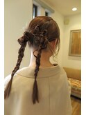 お呼ばれヘアセット　岡山/十日市/大元/岡南