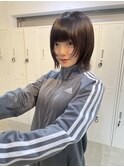 ◎ショートウルフボブネオウルフカットくびれヘアレイヤーカット