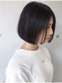 【morio成増/児玉】 前髪無し 黒髪大人ボブ