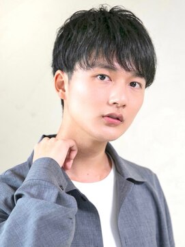 アンフィニー 銀座(ANFINI) 銀座　メンズカット　ツーブロ　マッシュ　下ろし前髪