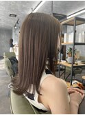 外はねセミロング