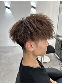 縦落ちツイストパーマ