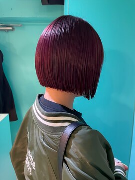 ユー イケブクロ(u Ikebukuro) ブリーチ/ブリーチなし/ワインレッド/チェリーレッド/ボブ