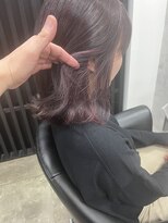 モエバイアリア(Moe by aria)&nbsp;大人ボルドーカラーにインナーピンク