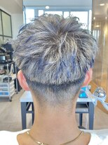 サロンドジョー(salon de joe)&nbsp;メンズカットブリーチダブルカラーハイライトハイトーンショート