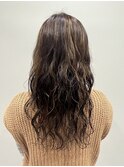 パーマ×シークレットハイライト