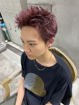 ロイジー(roijir) 表参道roijir スパイキーショート×ピンクカラー