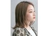 【時短】カット+カスタム縮毛矯正+オーガニックカラー+3stepTr ¥19500